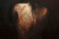 <조형연구>,한주연,'왜곡',oil on canvas,50P