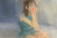 <유화기법>,조리예,'존재',유화,72.7 x 60.6cm