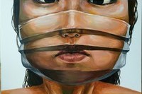 <유화>,신예린,  'my skin', Acrylic, 65.1 X 50cm