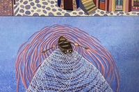 <채색화II>, 전재원, '夢I', 순지에금박, 채색, 97x67