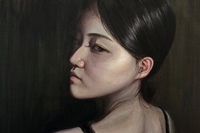 <서양화painting기법>, 서민지, '자화상', 캔버스에 아크릴, 65.1x53