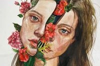 <기초소묘>,김주희,'분열',수채화_394x545mm