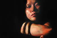 <유화기법>,이기림,'나',oil on canvas_530x455(mm)_2020