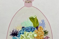 <채색화>, 박서영, 'A seaweed in perfume', 장지 위에 채색, 90.9x72.