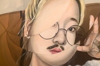 <유화>, 이소엽, '뒷모습', Acrylic, 65X53cm