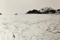 <기초소묘>,문예원,'순간 속에서',펜화, 210X897  (1)