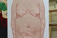 <조형연구>목인화, 낙인, 패트지에 인쇄, 60x160(cm)