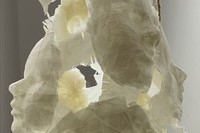 <조소>, 이채원,누군가의 얼굴,한지 캐스팅, 30x40