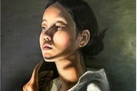 <유화>, 이민혜, 촛불, 아크릴, 72.7x60.6