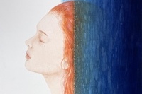 <채색화> 양희지, 무의식, 장지에채색 130.3x73