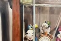 <유화>, 조리예,  童心, 유화, 72.7 x 60.6