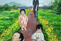 <색채조형>, 임가은, 나를 만나는 시간, 캔버스 위 아크릴, 53x45.5