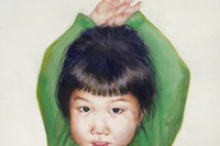 <채색기법>, 김주희, 조그만한 나, 장지에 채색화, 10호