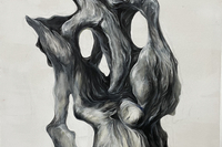 <유화lll>박정은, 무의식의 파편ll,oil on canvas,116.8x80.3cm
