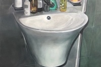 <유화>, 문예원, 공백(空白), oil on canvas, 72.7X90.9