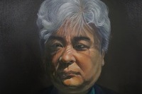 <유화>, 곽명길, 무제, 캔버스에 유화, 651×530mm