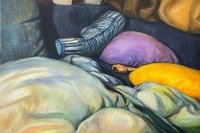 <유화>, 최유진, 쉼, 캔버스에 유화, 72.7x60(cm)