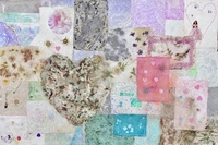 <paper making>, 배찬옥, 딸기, 한지, 67x52cm