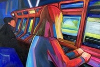 <소재와 기법>, 박은지, 유화, 40.9X31.8