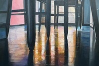 <유화>, 송유민, 빛, 유화, 60.6x72.7cm